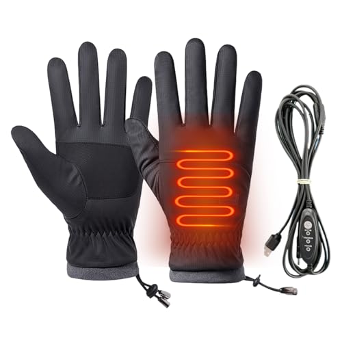 Guantes calefactores para ciclismo y senderismo con mitones térmicos impermeables