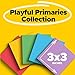 Post-it Super Sticky Notes, 6 Sticky Note Pads, 3 x 3 in., School Supplies and Office Products, Ideal for Textbooks, Notebooks, Walls and Vertical Surfaces, Playful Primaries Collection