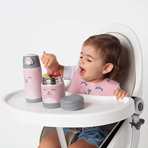 Buba Babador De Silicone - Pega Migalhas Gumy - Rosa -