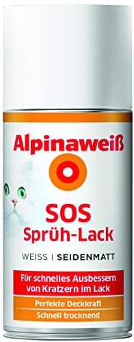 Alpinaweiß SOS Sprüh-Lack 150ml seidenmatt