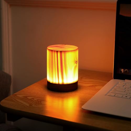 OUYOUYUN Solid Wood Touch Adult Night Light, Portable dimmable Desk Light t in The Bedroom, Warm Yellow Light ,Suitable for Outdoor Camping at Night/in The Lobby/Living Room. OUYOUYUN Solid Wood Touch Adult Night Light, Portable dimmable Desk Light t in The Bedroom, Warm Yellow Light ,Suitable for Outdoor Camping at Night/in The Lobby/Living Room.