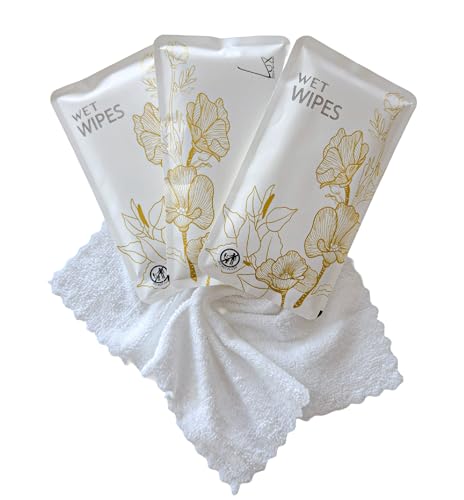 Lux Luxury Wet Wipes Extra Thick Microfiber Body Wipes (20 Count)