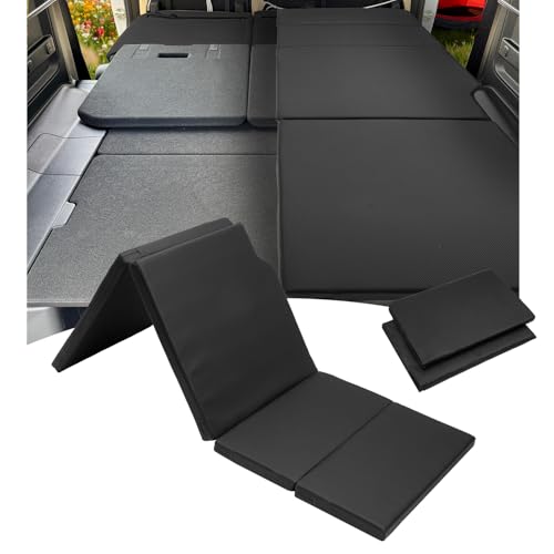 GIMUYA ホンダ 新型 フリード クロスター GT系 GT2 GT4 GT6 GT8 5人乗り 車中泊マット 折りたたみ式 ベッドキット フリード+ GB系 GB5 GB6 GB7 GB8 段差解消 快適睡眠 軽量 防水 FREED+ 専用 FREED CROSSTAR 設計 仮眠 防災 PVC+高密度ウレタン 助手席用1枚 ブラック 1PCS