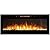 Gibson Living GL2060WS Reno 60 Inch Pebble Built-In Recessed Wall Mounted Electric Fireplace