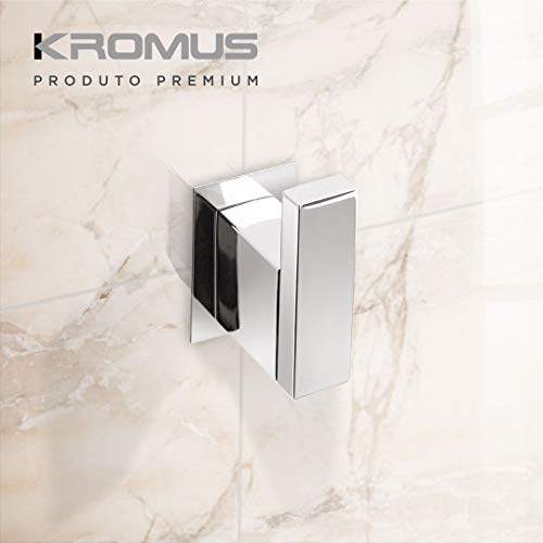 Kit Acessórios para Banheiros 4 peças inox - Kromus KITRT4A