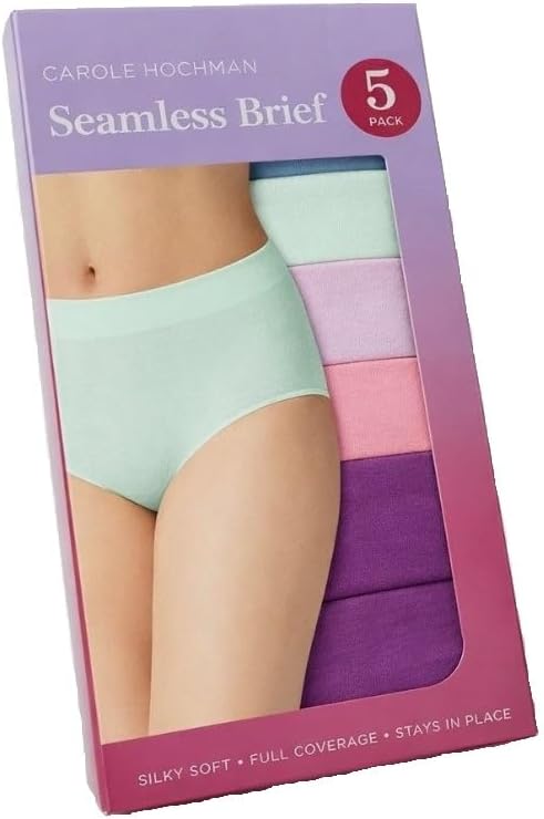 5Pk Seamless Brief Pink Multi
