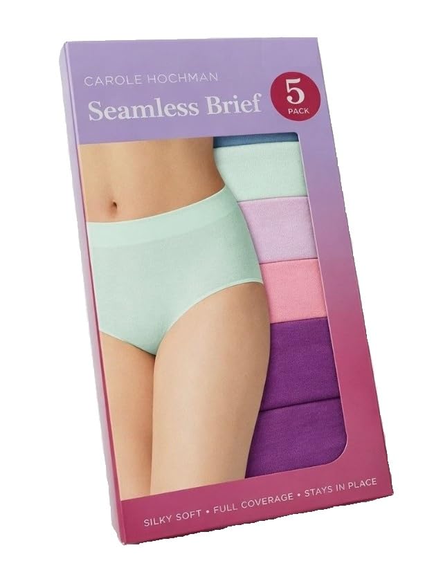 Image of 5Pk Seamless Brief Pink Multi