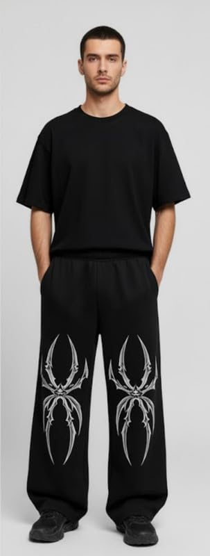 Image of Trackpants for Men Stylish Gym Trackpant for Man Joggers for Men Sweatpants Printed Track Pant