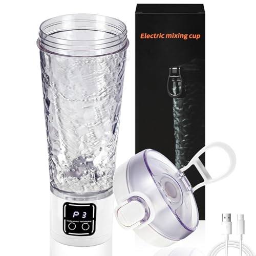 Mkitnvy Elektrisch Protein Shaker, 700ML Große Kapazität Shaker...