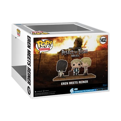 Funko POP! Moment: AoT, Eren Jaeger Meets Reiner, Attack on Titan, Collectable Vinyl Figure, Gift Idea, Official Merchandise - Image 3