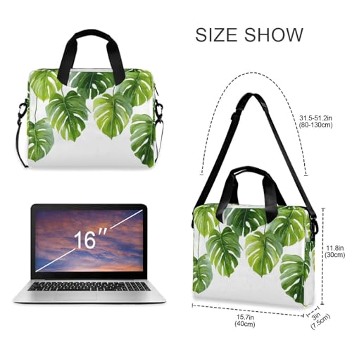 Funda para portátil con diseño Tropical Green Monstera 13-15.6" miniatura 5