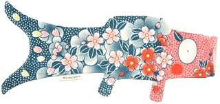 おしゃれな室内用鯉のぼり オーガニックコットン KOINOBORI こいのぼり XS(MINI) IndigoSakura45cm