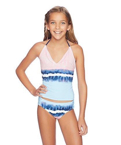 Splendid Girls - Tie Dye Stripe Tankni Set Blue