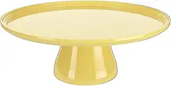 Boleira Cake Redonda, 32.5 cm, Amarelo, Coza