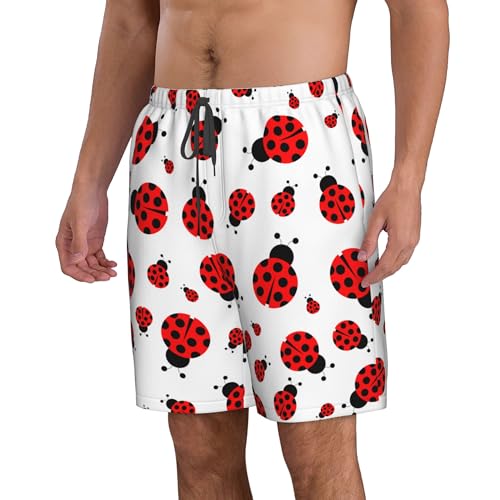 AMRANDOM Men's Shorts Casual Drawstring Summer Beach Shorts2