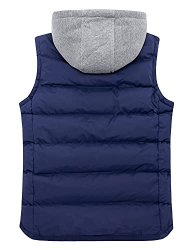 Image of ZSHOW Men's Puffer Vest Removable Hooded Vest Outdoor Winter Vest