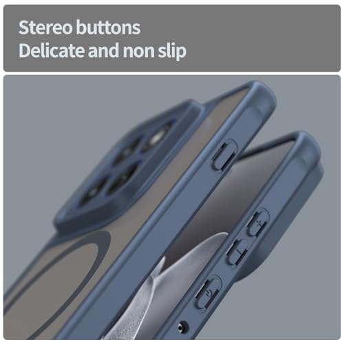 Image of Compatible with Motorola Moto X70 Air Case Cover,Compatible with MagSafe,Anti-Fall,Compatible with Motorola Edge 70 5G XT2601-2 XT2603-2 Cell Protective Phone Case Blue