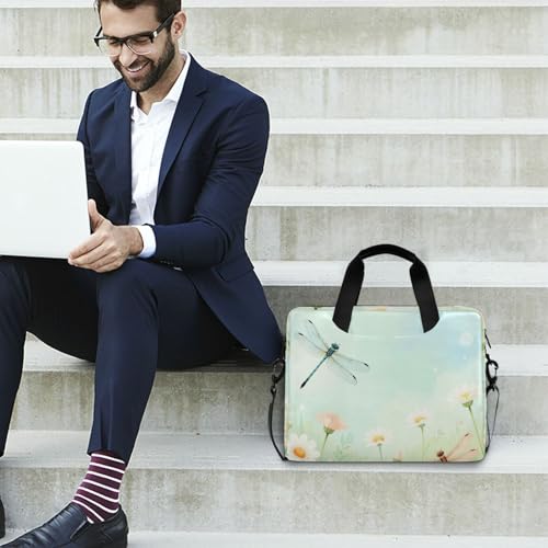 Maletín con cremallera para laptop 15.6" con asa y correa miniatura 3