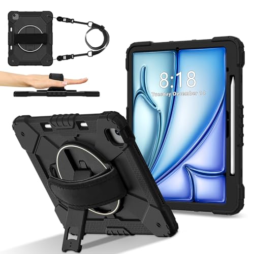Housse iPad Air 13 M2 2024 robuste anti-chute pour toute la famille