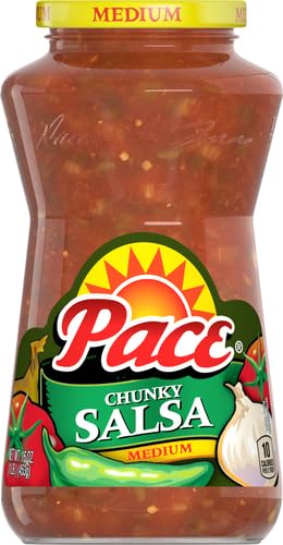 Image of Pace Chunky Salsa Medium, 16 oz. Jar (Pack of 2)