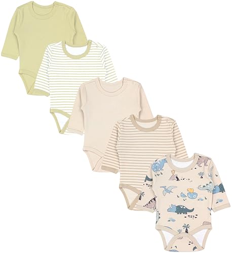 TupTam Baby Body Langarm – Weicher Body Baby 5er Pack aus...