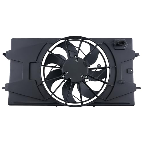 Image of maXpeedingrods Radiator Cooling Fan Assembly for Chevrolet Cobalt 2006-2008, for Pontiac G5 2007-2008, Pursuit 2006, for Saturn Ion 2006-2007, 621057 76082 15849644