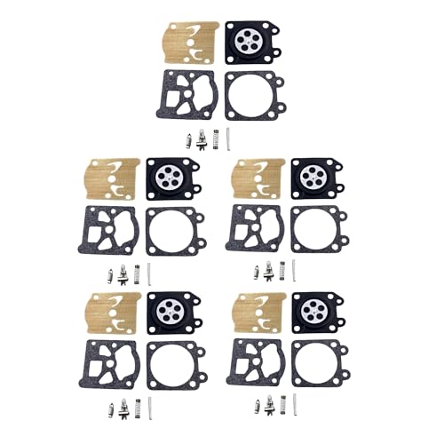 Kit de junta de diafragma de carburador compatible con motosierra 38cc 45cc 52cc 58cc repuestos