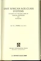 East African age-class systems;: An inquiry into the social order of Galla, Kipsigis, and Kikuyu 0837135389 Book Cover