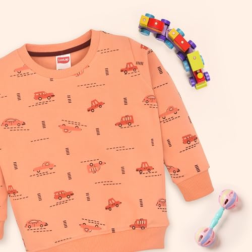 Image of LuvLap Baby-Boys Full Sleeve Boys Sweatshirt & Pyjama Set PO2