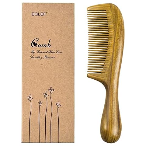 EQLEF Green Sandalwood Anti-Static Comb Cover