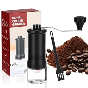 Ledebouk Manuelle Kaffeemühle mit Keramik-Mahlwerk