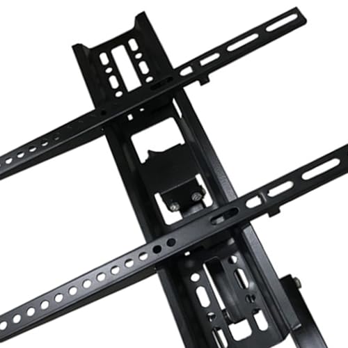 Support mural pour téléviseur orientable en fer noir solide - 2