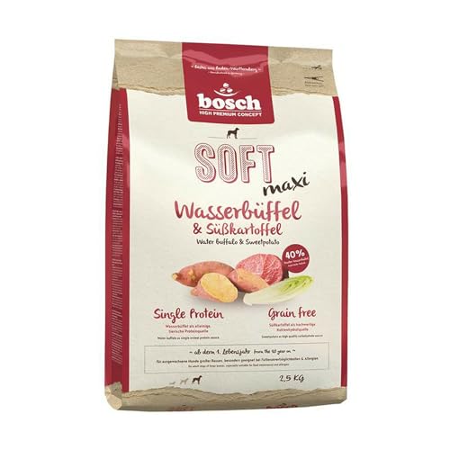 Bosch HPC Soft Maxi Hundefutter halbfeucht, Wasserbüffel, 2,5 kg – Ansicht 1