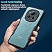 Ltezixal Case Compatible with Honor Magic 6 Pro, [Droproof] [Sweat-Proof] [Fingerprint-Proof] Shockproof Protective Phone Case Fits Honor Magic 6 Pro, Clear Black