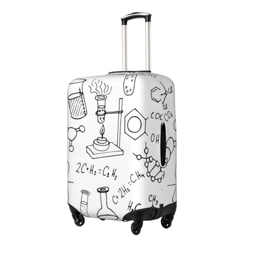 Chemistry Print Print Luggage Suitcase Covers Elastic Washable Luggage Protector Luggage Covers For Suitcase2