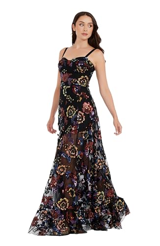 Image of Dress the Population Womens Anabel Fit and Flare Maxi DressSpecial Occasion Dress