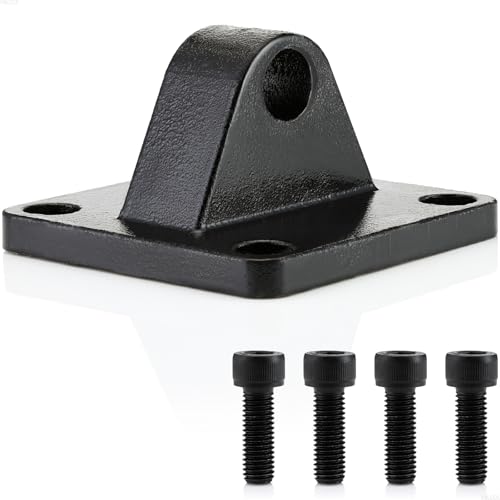 Cylindre pneumatique SC100 avec bride de pied et support de montage CA-100