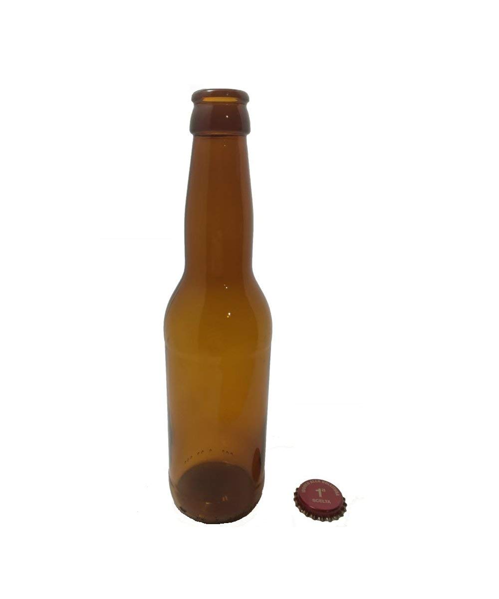 60 Bottiglia Birra ml 33 Longhnet, venduta in pacchi da 30 Pezzi (2 pacchi x 30) Completi di Tappo Corona
