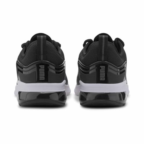 Image of PUMA Unisex's Electron Street Era Black-Dark Shadow White Running Shoe (37412601) (11 UK), Puma Black-Dark Shadow-Puma White