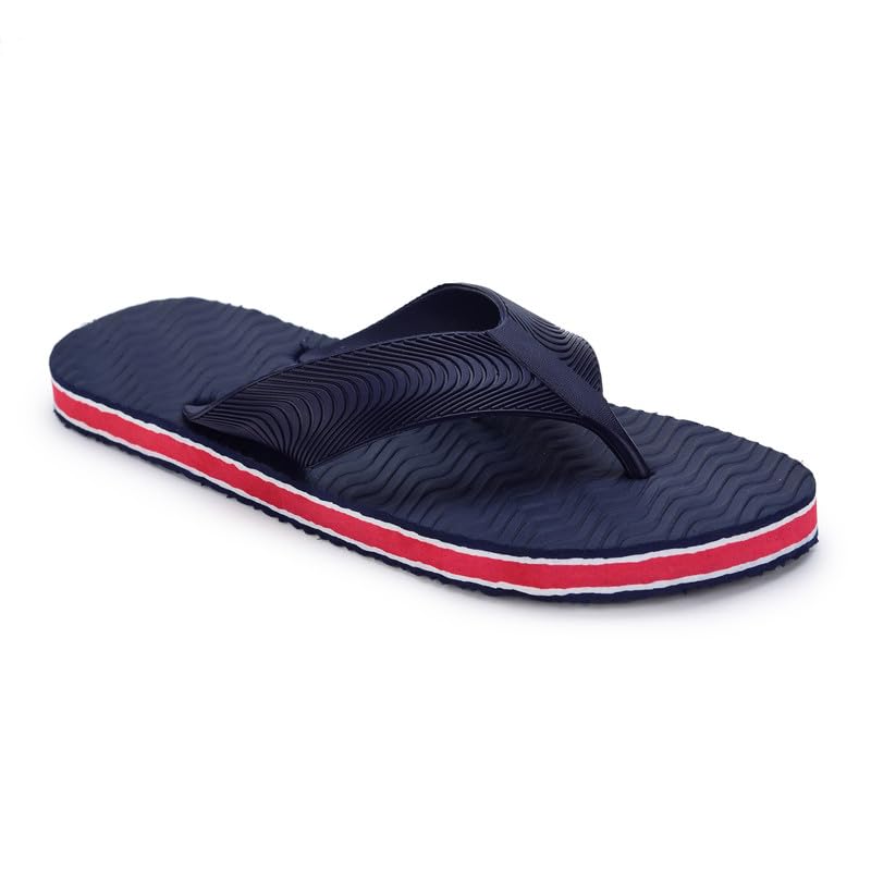 Image of Men's Hawaii Slippers Lightweight Comfortable Flip Flops for Men Soft Casual Bathroom Beach Outdoor Footwear Gents Slipper