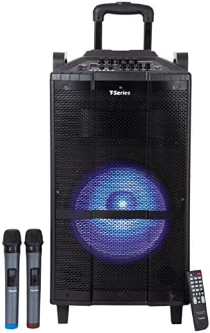 T-Series TR-S12A 80W Multimedia Trolley Speaker Portable Wireless Bluetooth DJ Party Speaker with LED Display