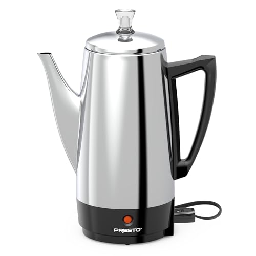 Presto Stainless Steel 12-Cup Electric Coffee Percolator