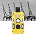 Electric Hoist Crane Pushbutton Switch AC250V 5A 500V 2A IP68 Water Proof Industrial Up Down Driving Push Button Switch