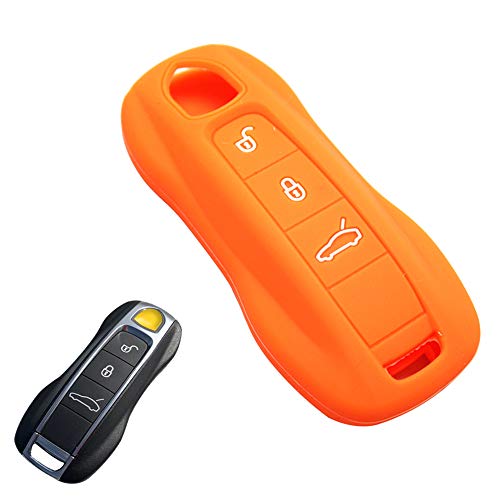 ECOiNVA Carcasa de silicona para mando a distancia Porsche Cayenne Panamera Cayman 911 Cover