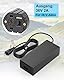 POANES 36V 2A 42V 2A Ladegerät für Bosch Active/Performance Line (0275007907) e-Bike Ladekabel