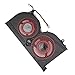 4-pinowy Wentylator Procesora GPU, Szybkie Rozpraszanie Ciepła Wentylator Laptopa do MSI GS63VR do GS63 do GS73 do GS73VR do MS 17B1, Materiał ABS, Antykorozyjny, Dobre Odprowadzanie Ciepła(GPU)