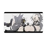 フォン·ライカン ゼンゼロ マウスパッド ゴム製 防水材質 滑り止め 耐久性良い 薄型 ゲーミング用 オフィス用 手首クッション 萌えグッズ かわいい ゲームキャラクター 40x75cm
