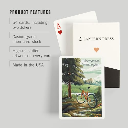Baraja de Póker Lanterna Press 52 Cartas Poker miniatura 3