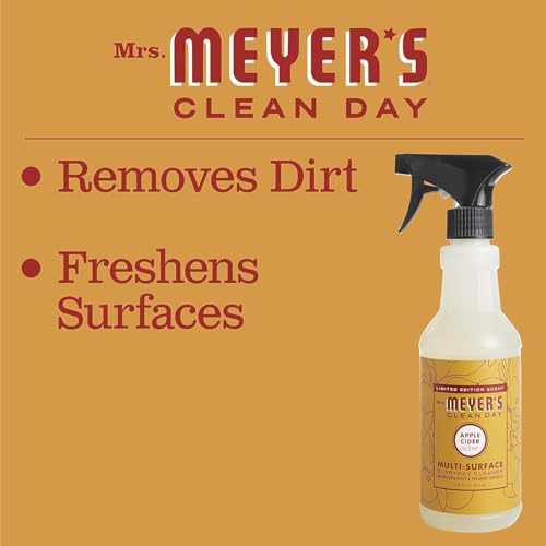 Image of MRS. MEYER'S CLEAN DAY All-Purpose Cleaner Spray, Limited Edition Apple Cider, 16 fl. oz - Pack of 12