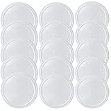 Dosendeckel,15 StüCk In 3 GrößEn Deckel FüR Dosen(100 Mm,83 Mm,74 Mm) Pe-Kunststoff Joghurt,Wiederverwendbar FüR Joghurtbecher,Versiegelt Zur Aufbewahrung FüR Katzenfutter Dosen
